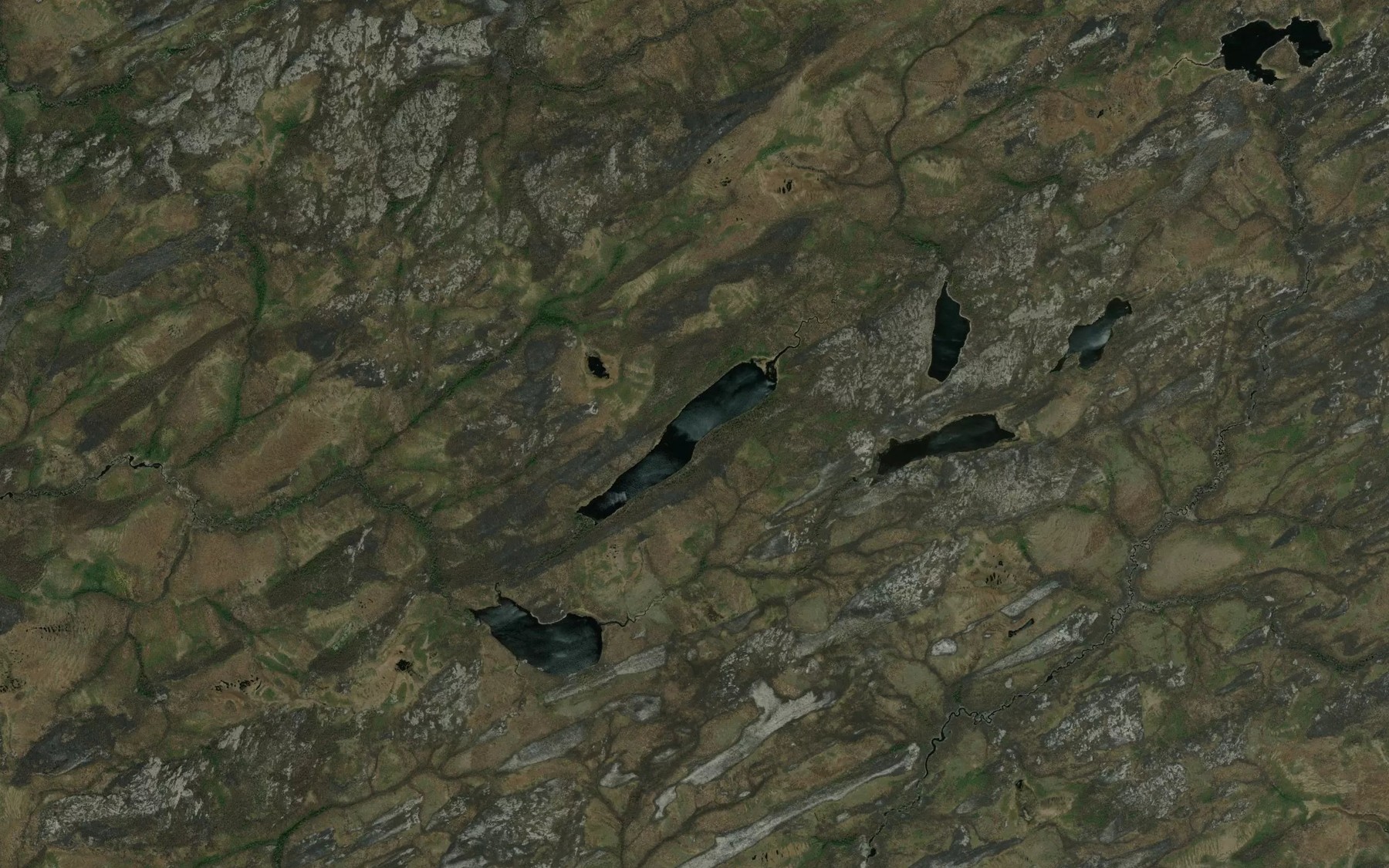Satellite map of the Lac Uskutimuch Katakuch