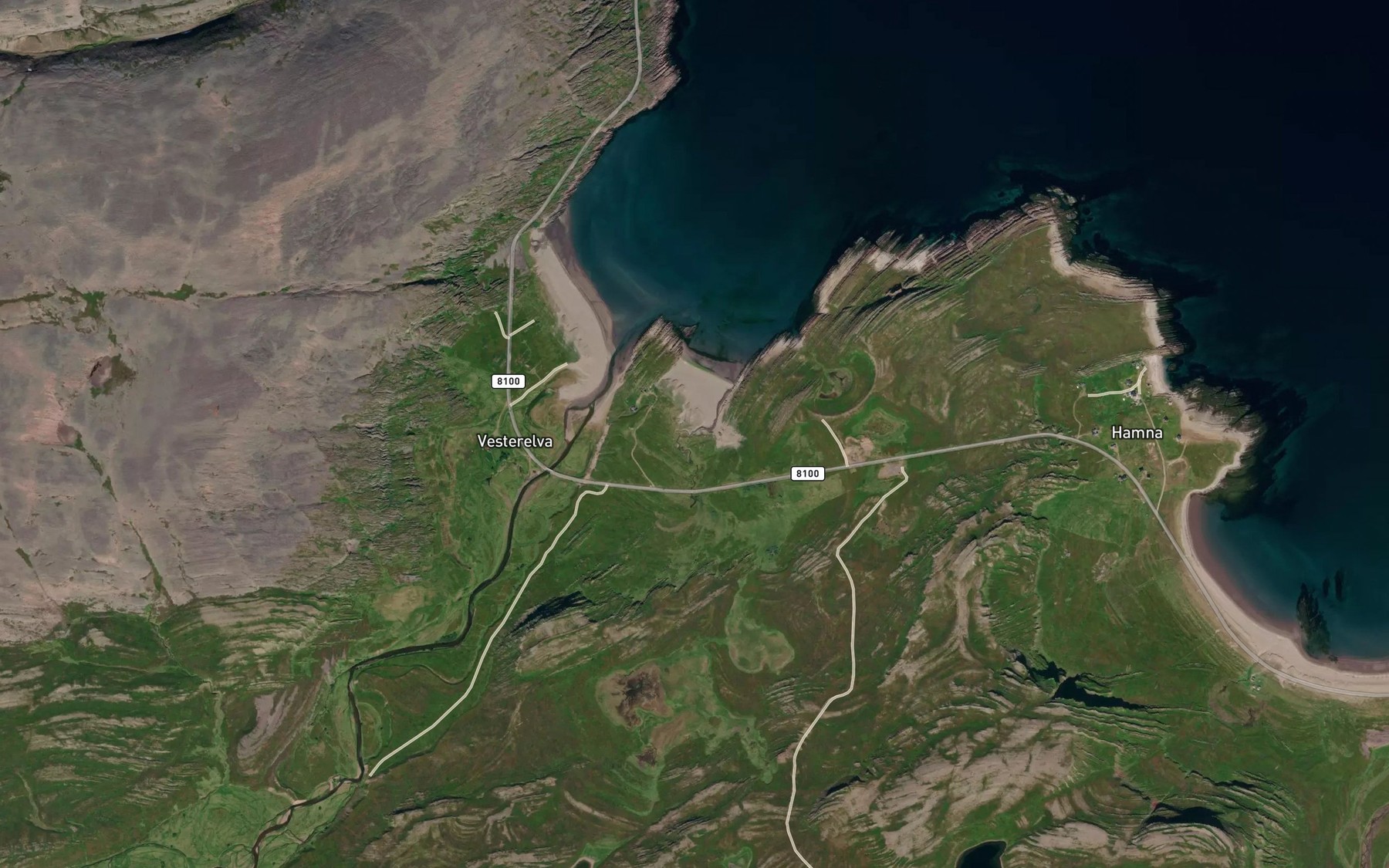 Satellite map of the Siket