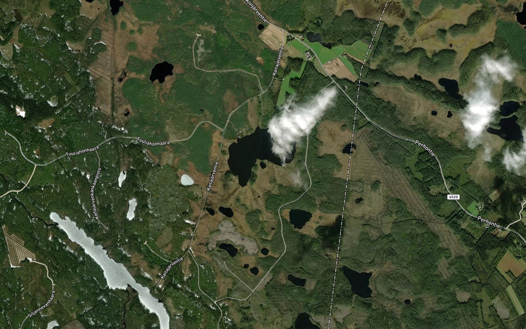 Satellite map of the Pikku Luotolampi
