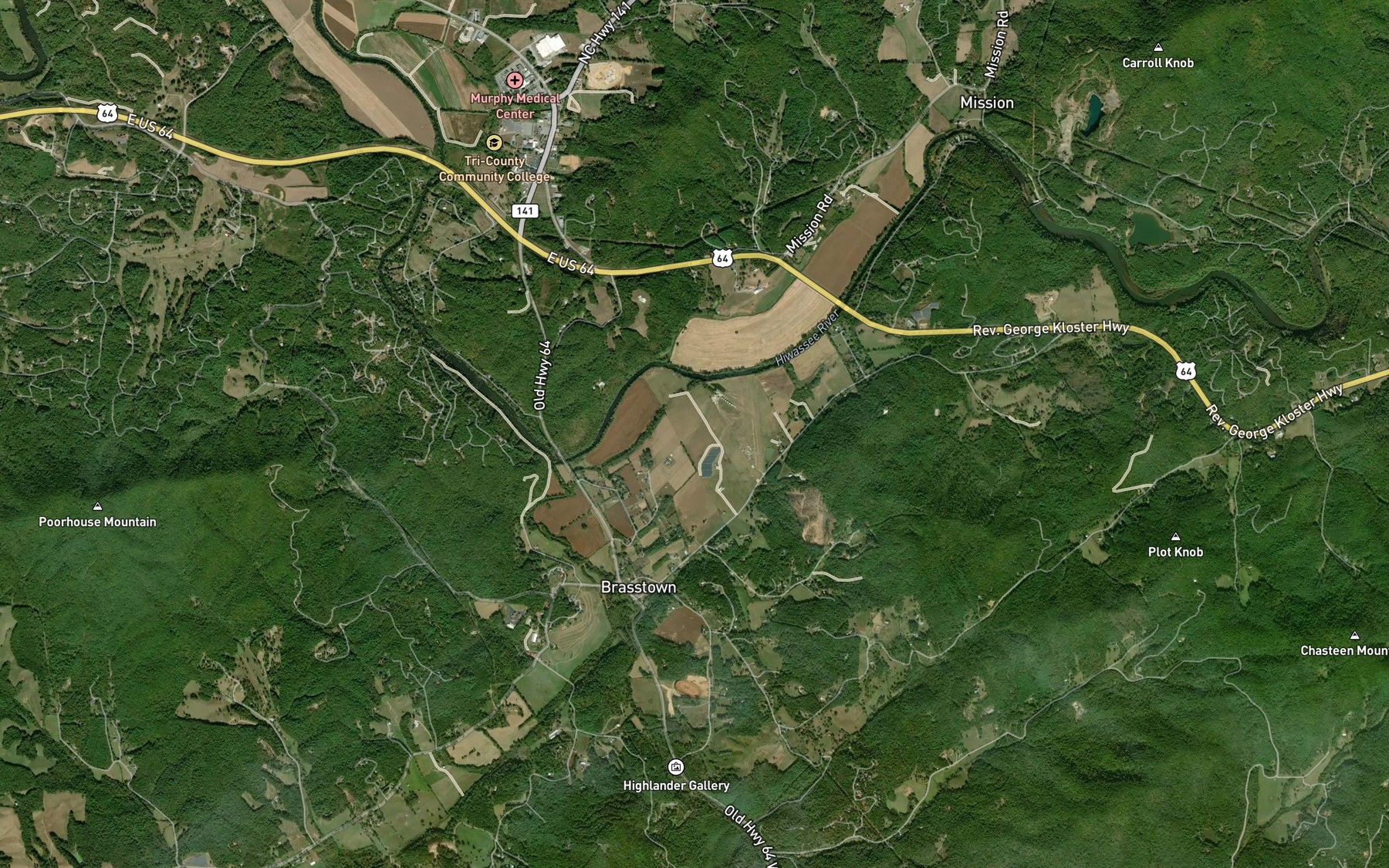 Satellite map of the Suddawig Bottom