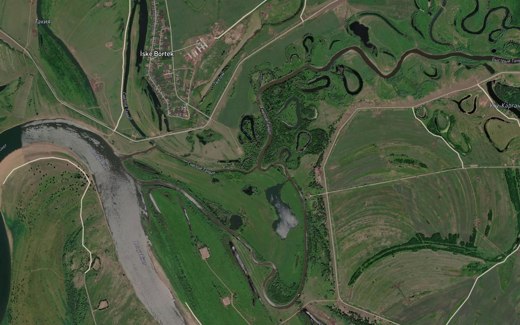 Satellite map of the Bystryy Tanyp