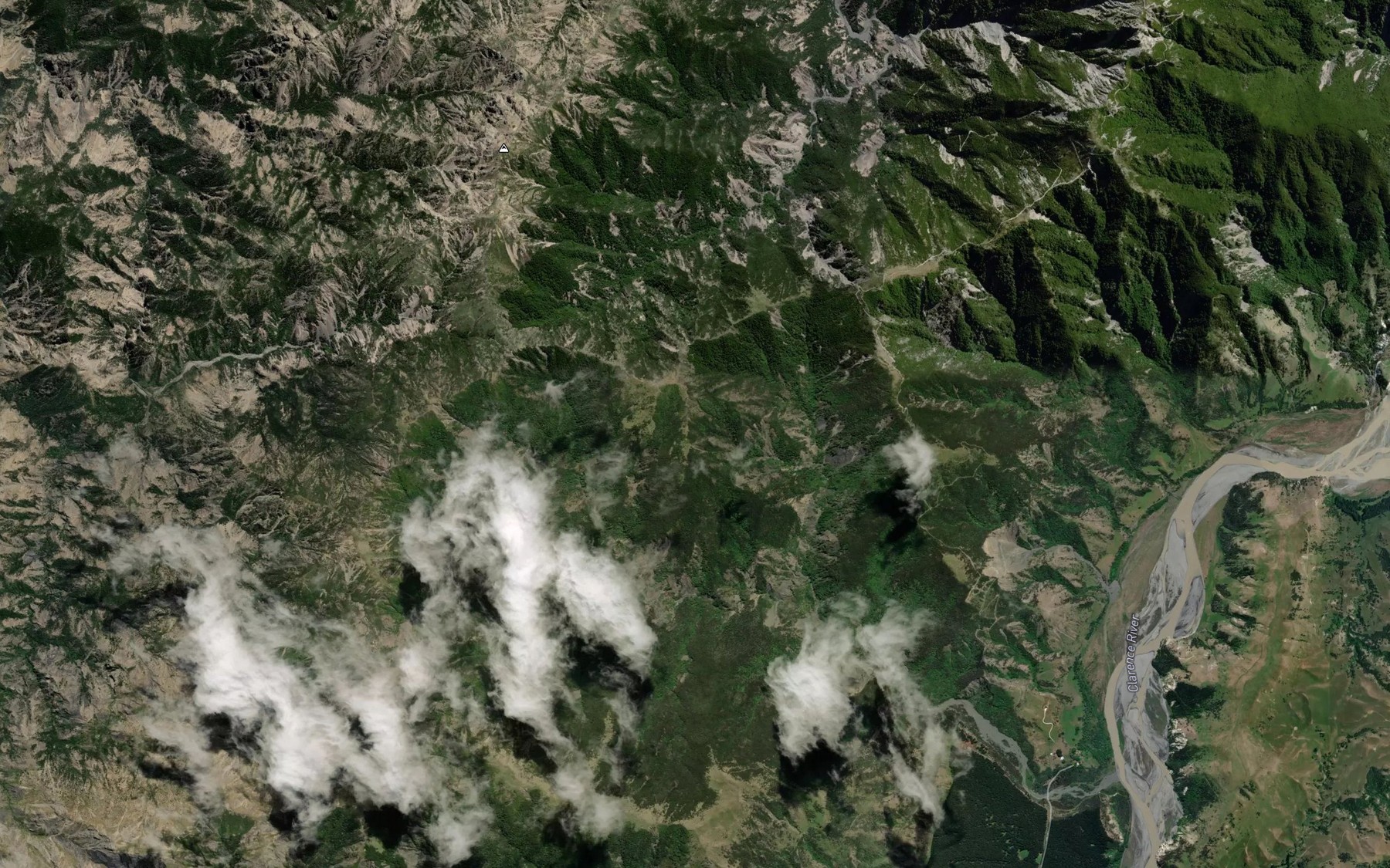 Satellite map of the McLean Stream