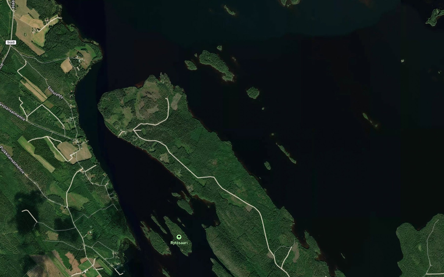 Satellite map of the Mukonkaarre