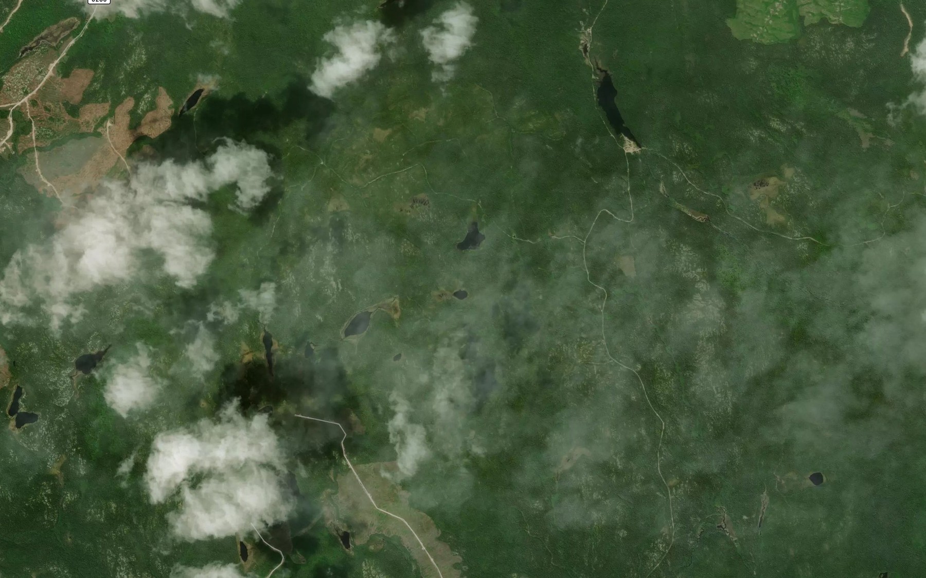 Satellite map of the Lac Pashiku