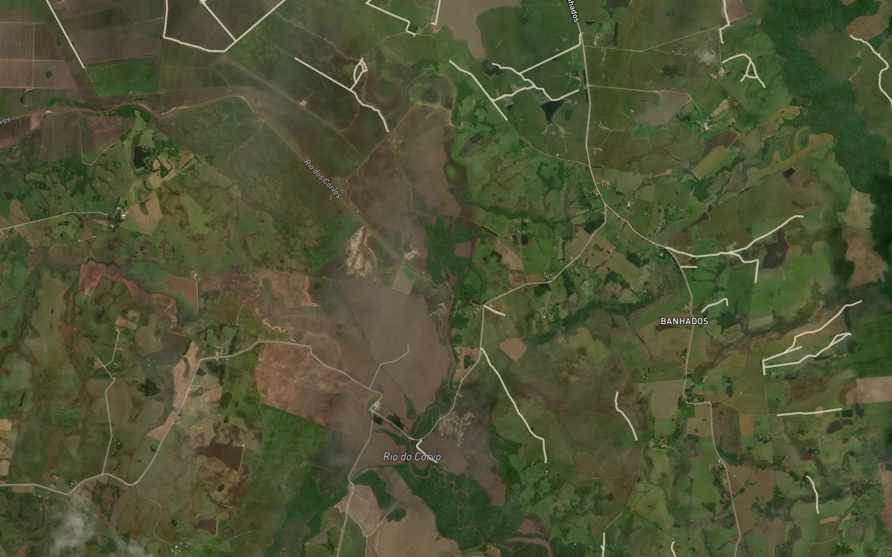 Satellite map of the Sanga da Limeira
