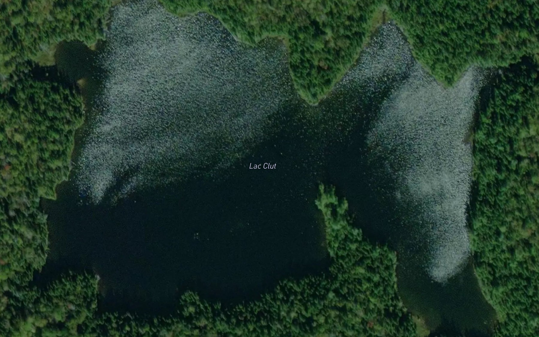 Satellite map of the Lac Clut
