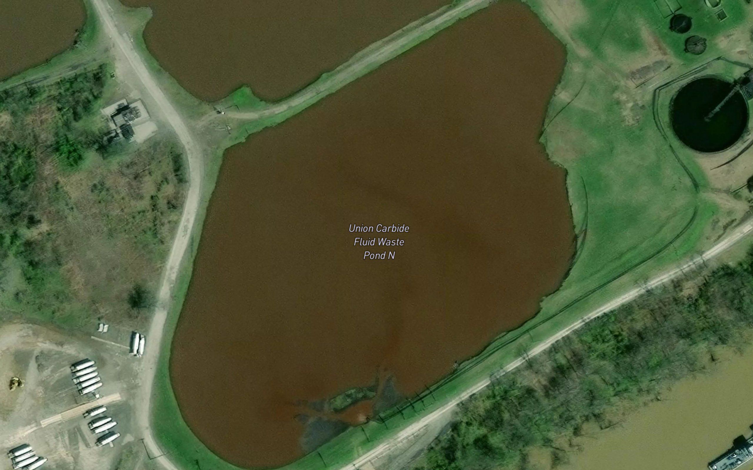Union Carbide Fluid Waste Pond N