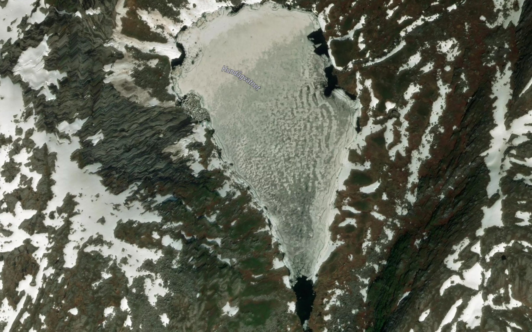 Satellite map of the Hundagvatnet