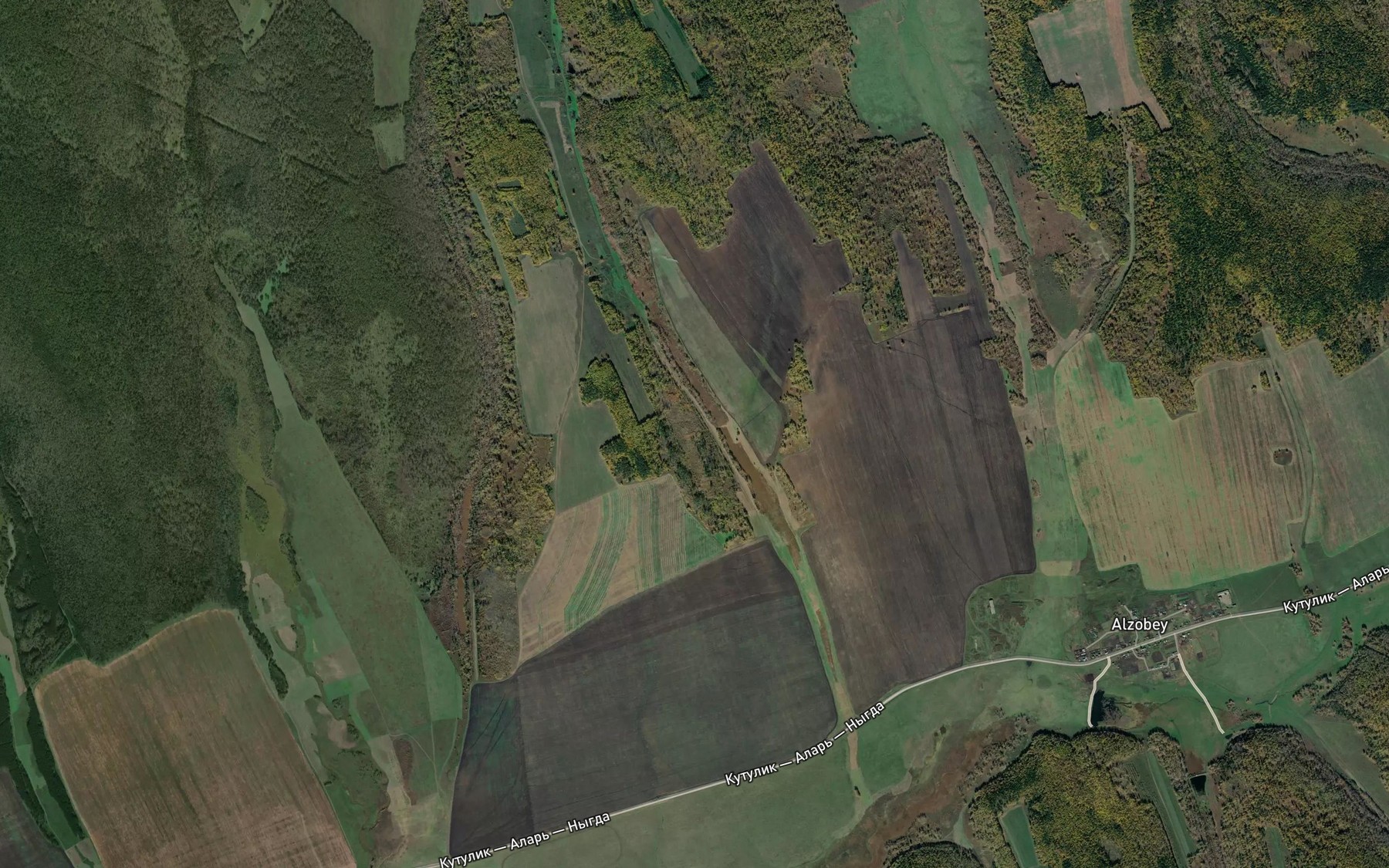 Satellite map of the Pad' Shantoy