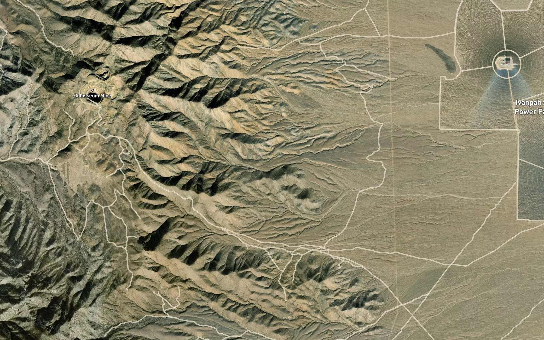 Satellite map of the Whiskey Spring