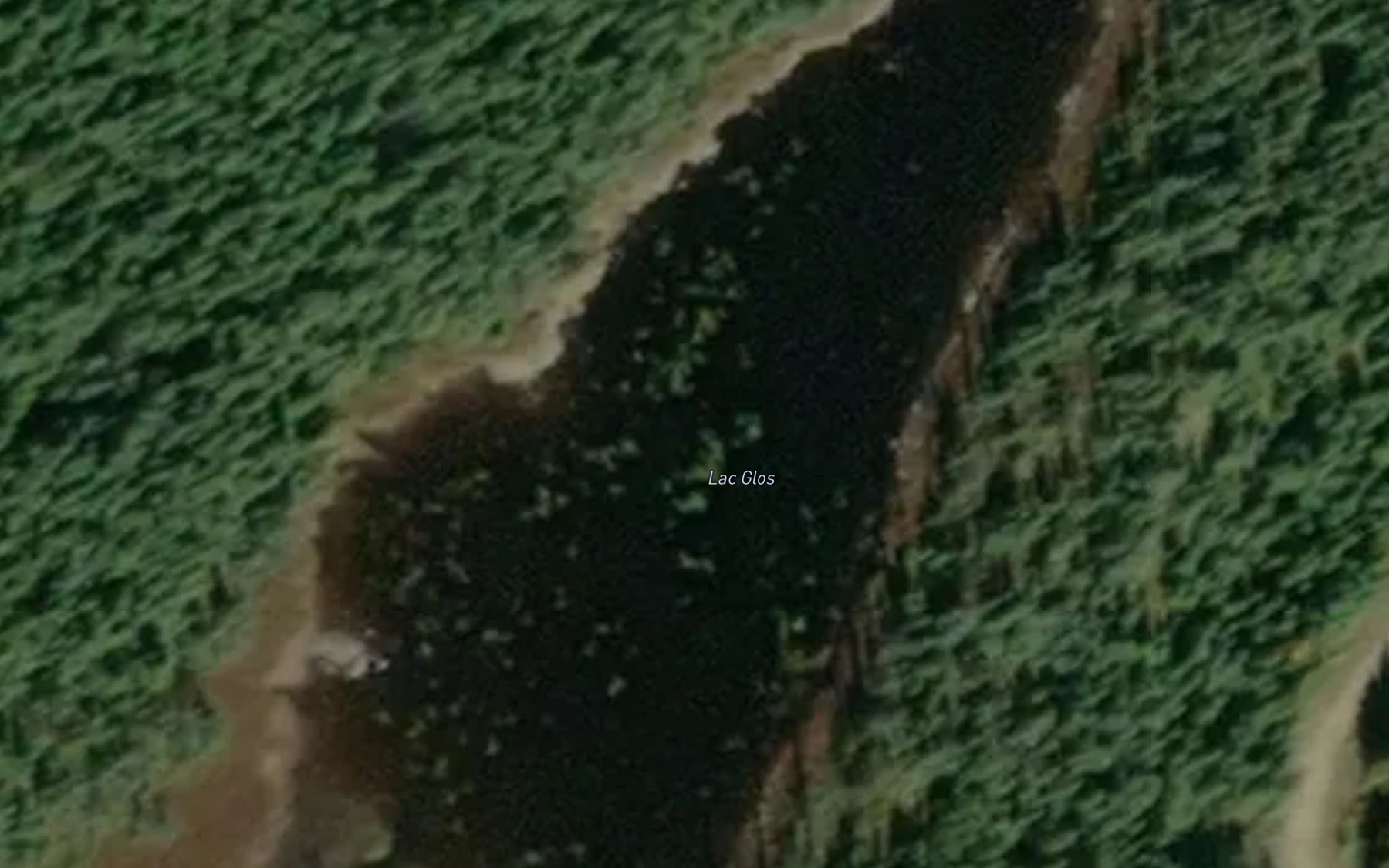 Satellite map of the Lac Glos