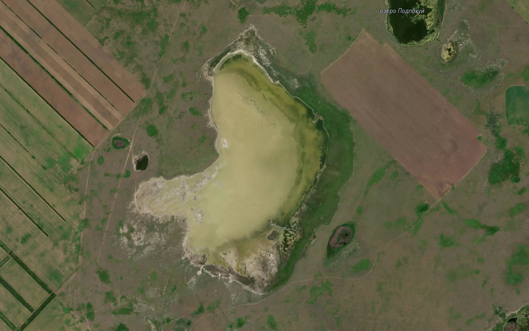 Satellite map of the Ozero Tolubay