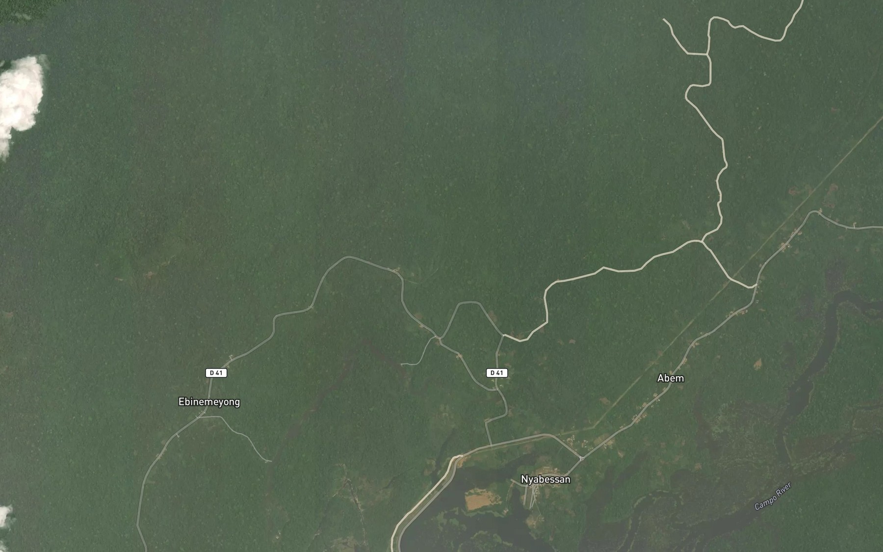 Satellite map of the Zam