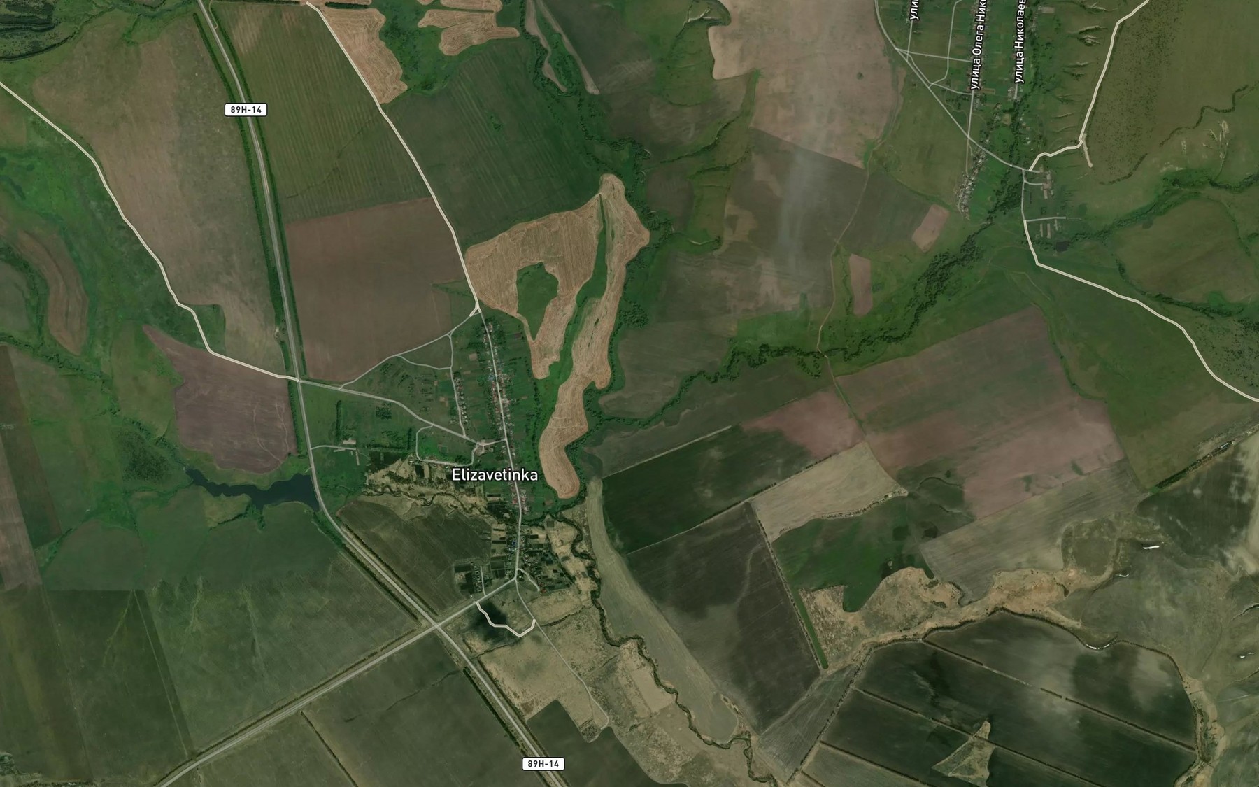 Satellite map of the Nirleyka