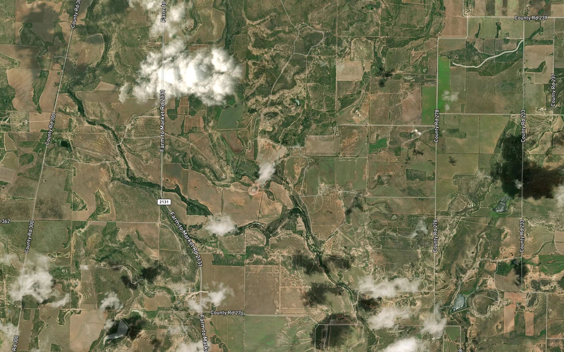 Satellite map of the Santa Anna Branch