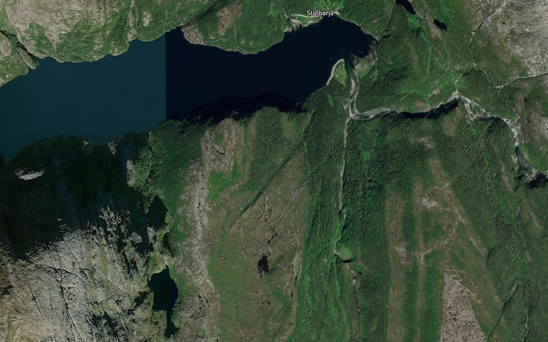 Satellite map of the Molnbekken