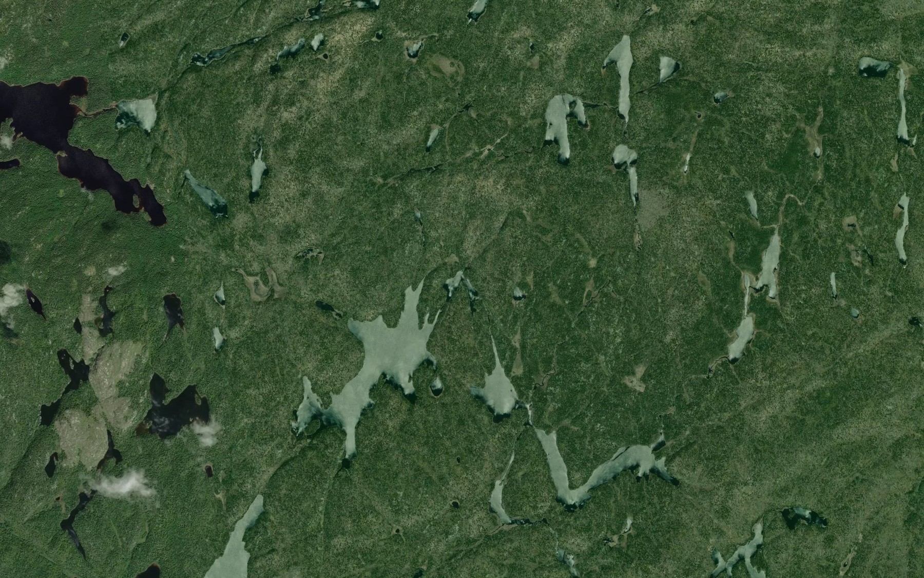 Satellite map of the Taurus Lake