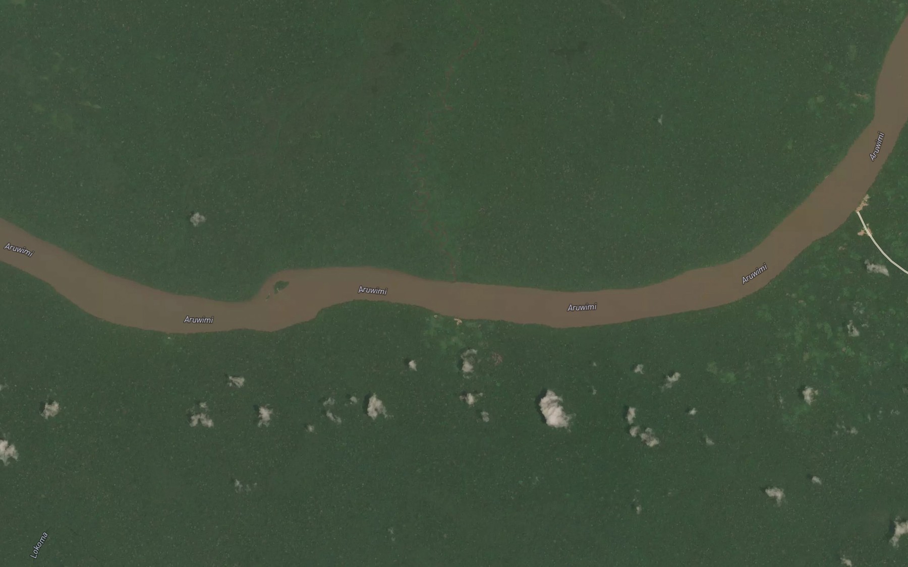 Satellite map of the Longele