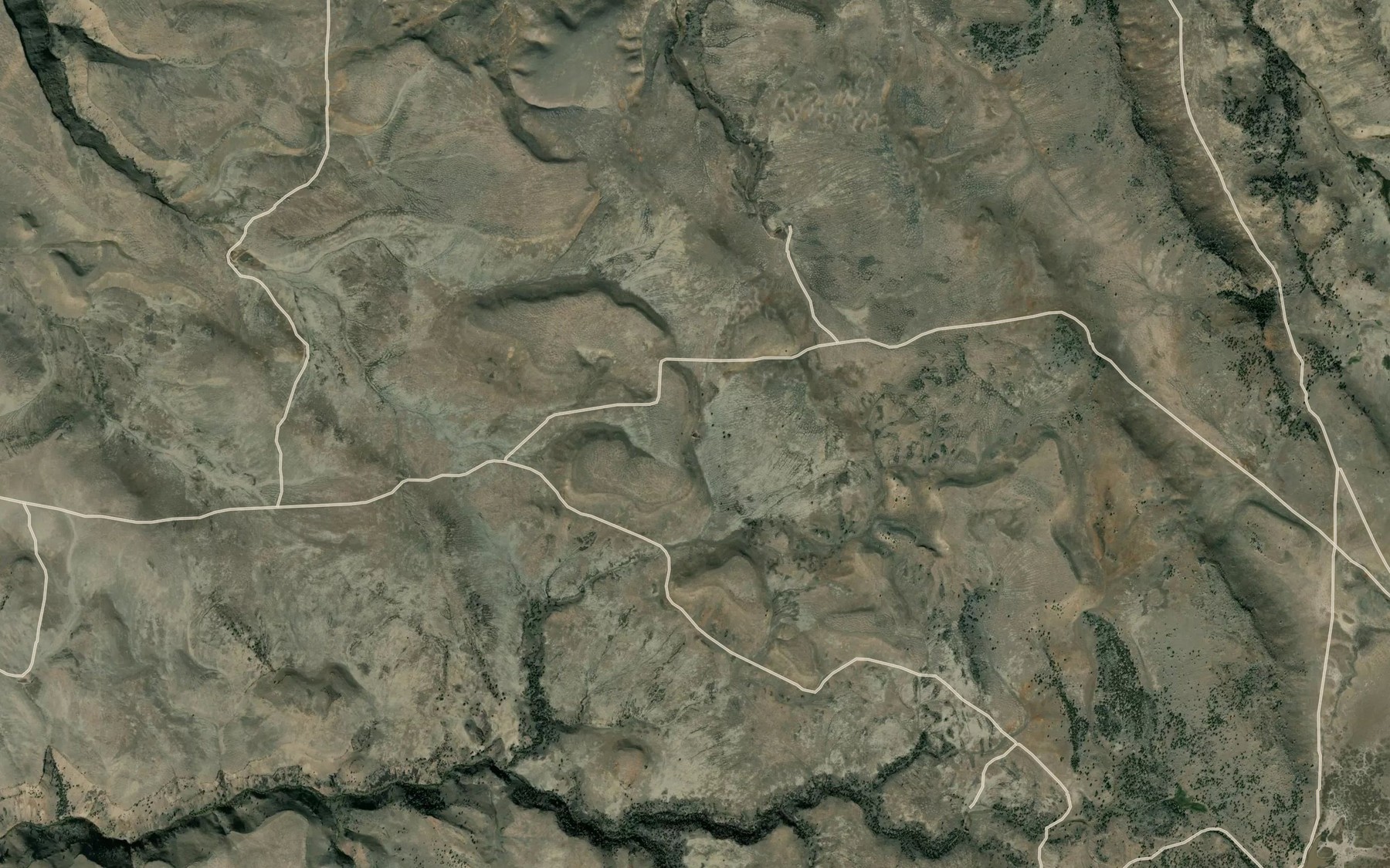 Satellite map of the Jake Hughes Reservoir