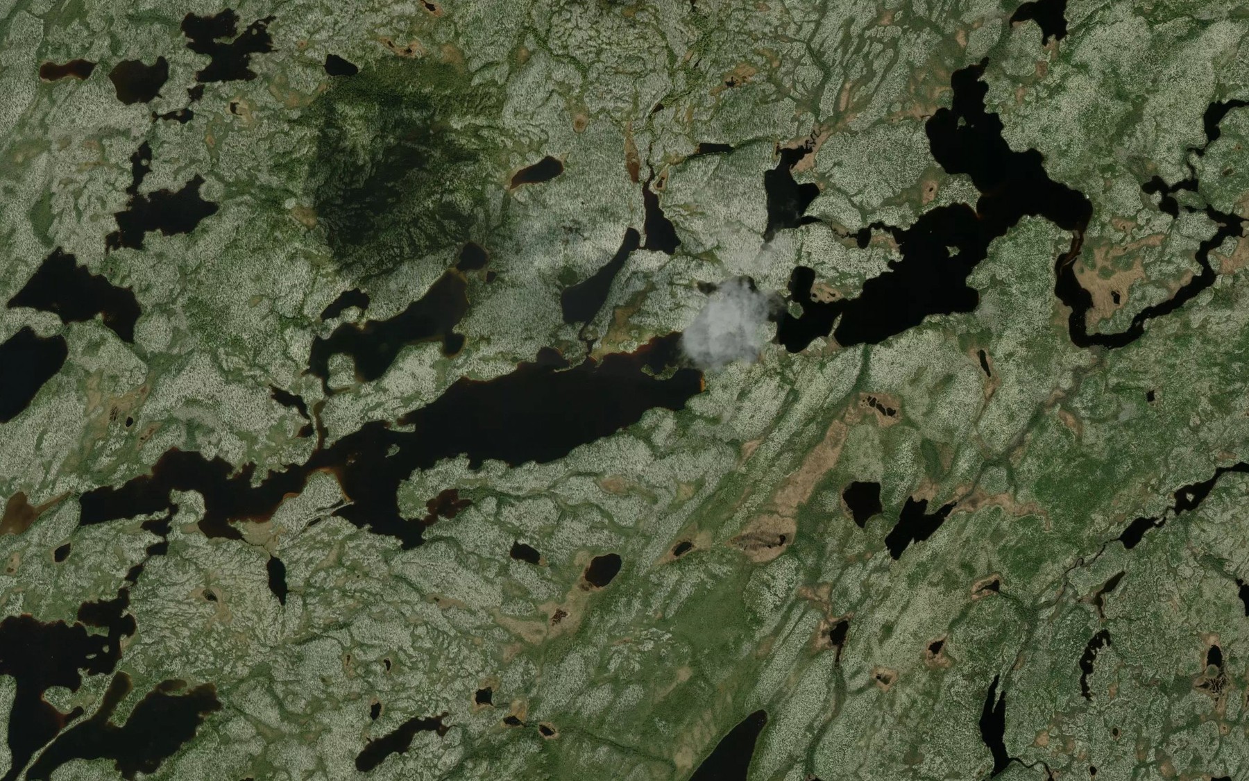 Satellite map of the Lac Namepii Paatistwaakan