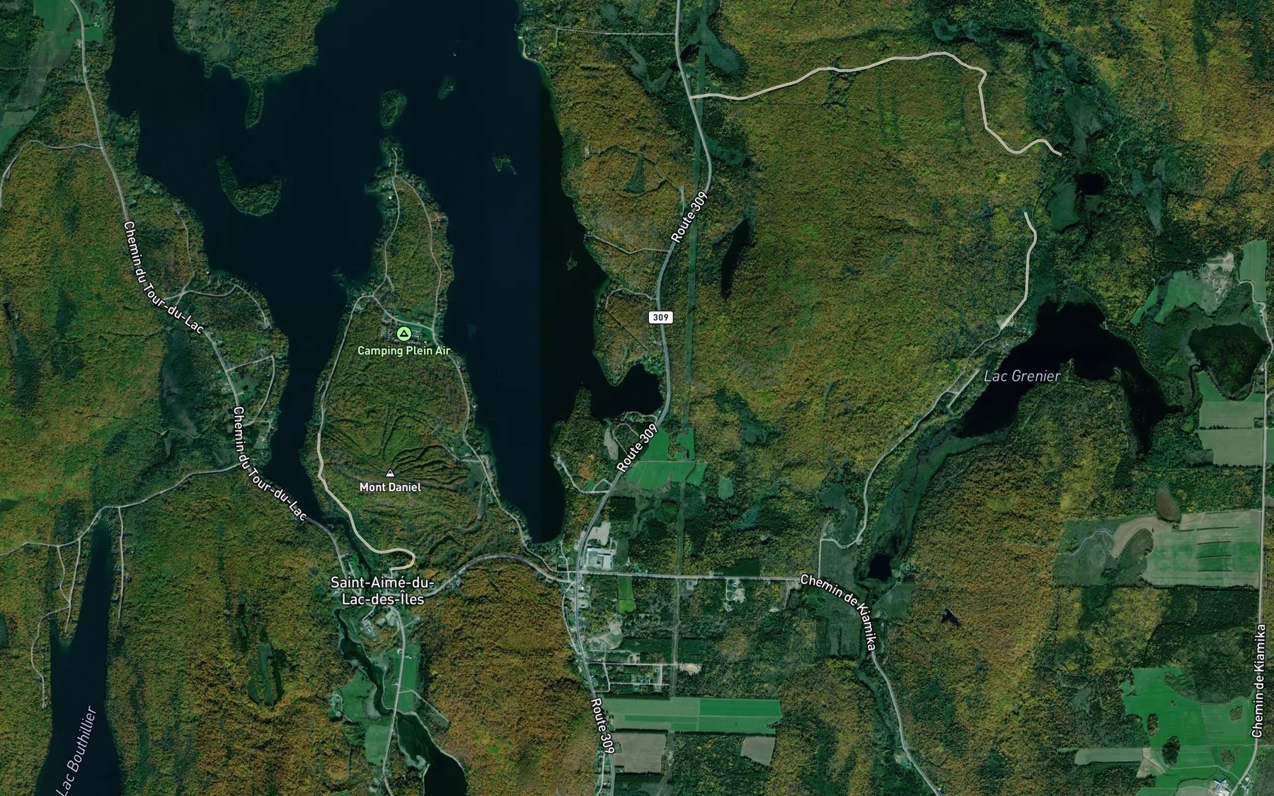 Satellite map of the Baie Noire