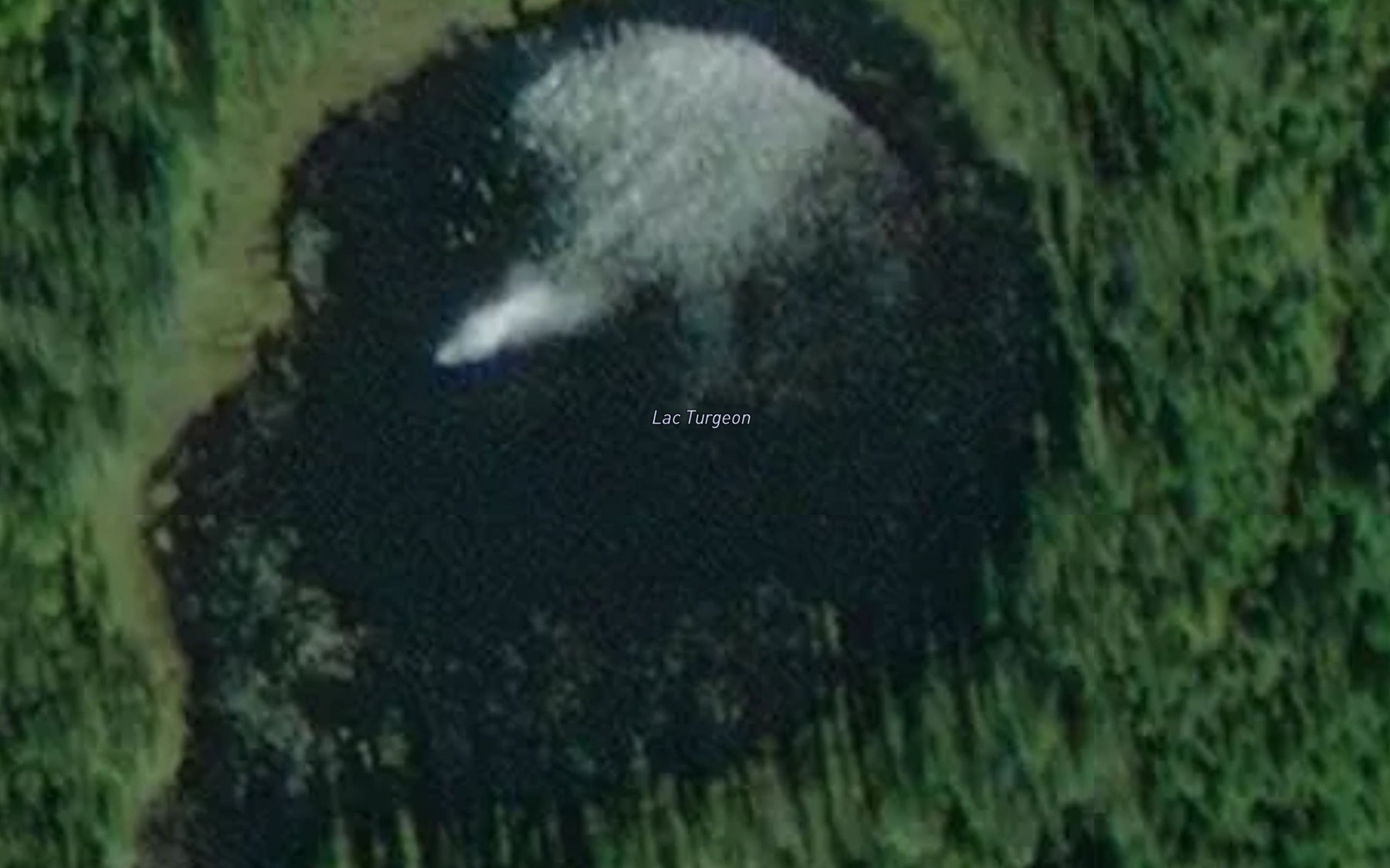 Satellite map of the Lac Turgeon