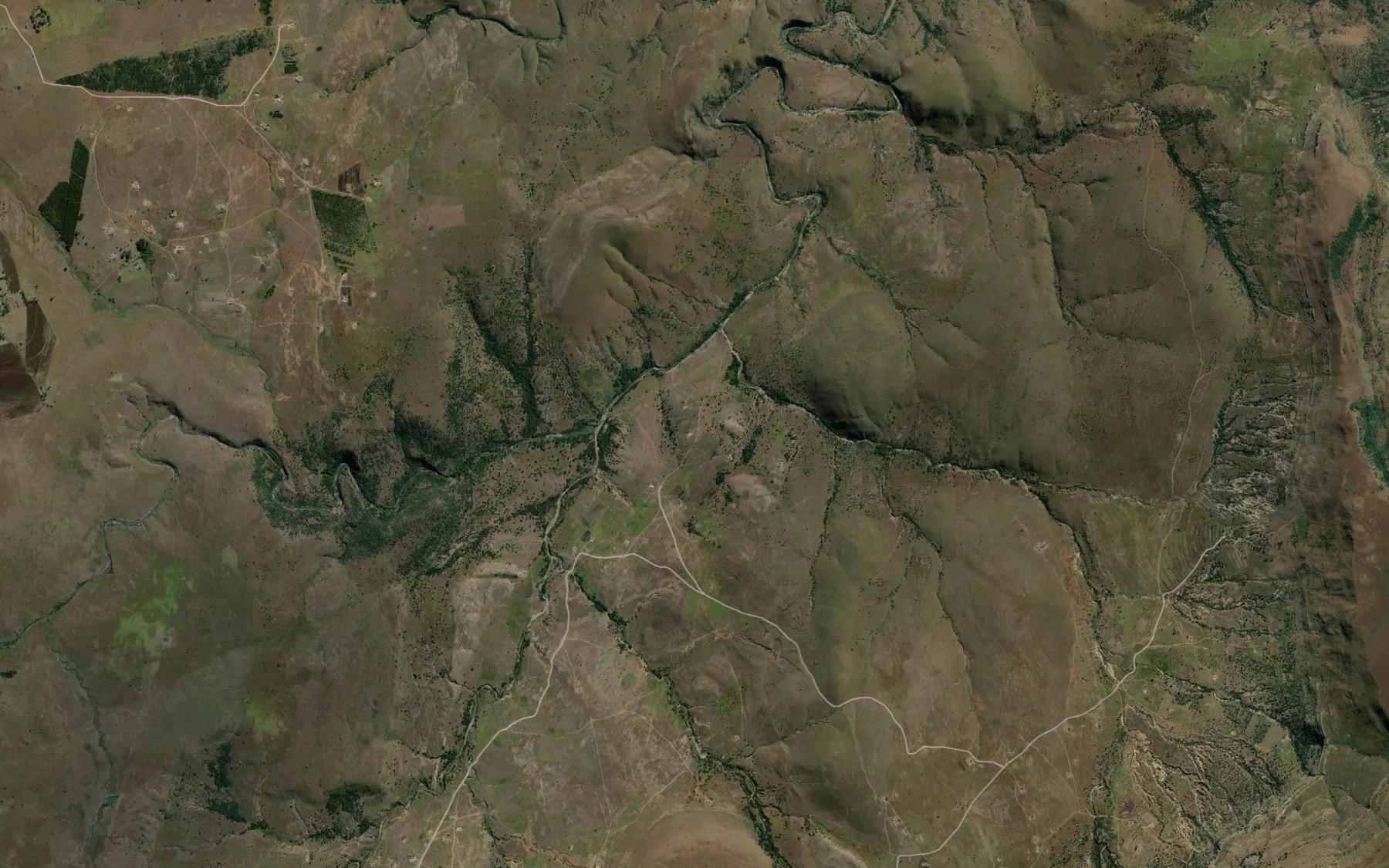 Satellite map of the Klein-Bivane