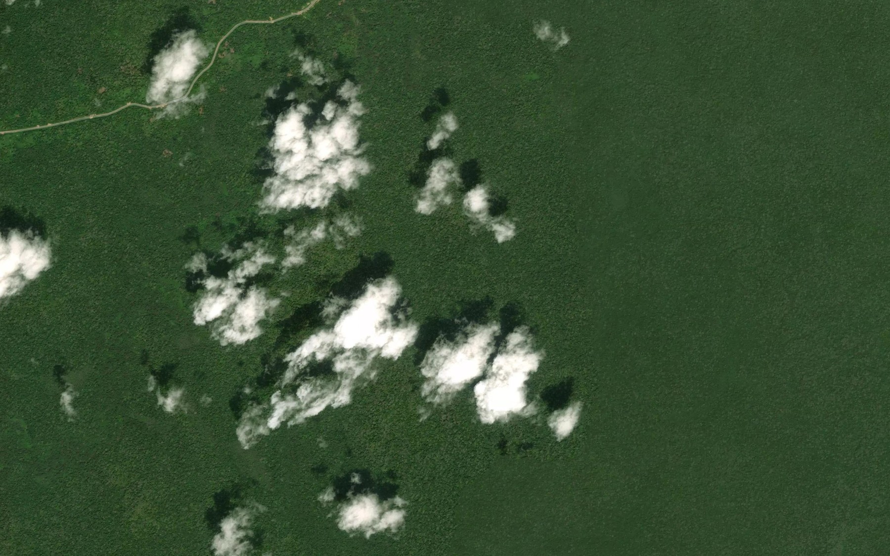 Satellite map of the Nanoizak