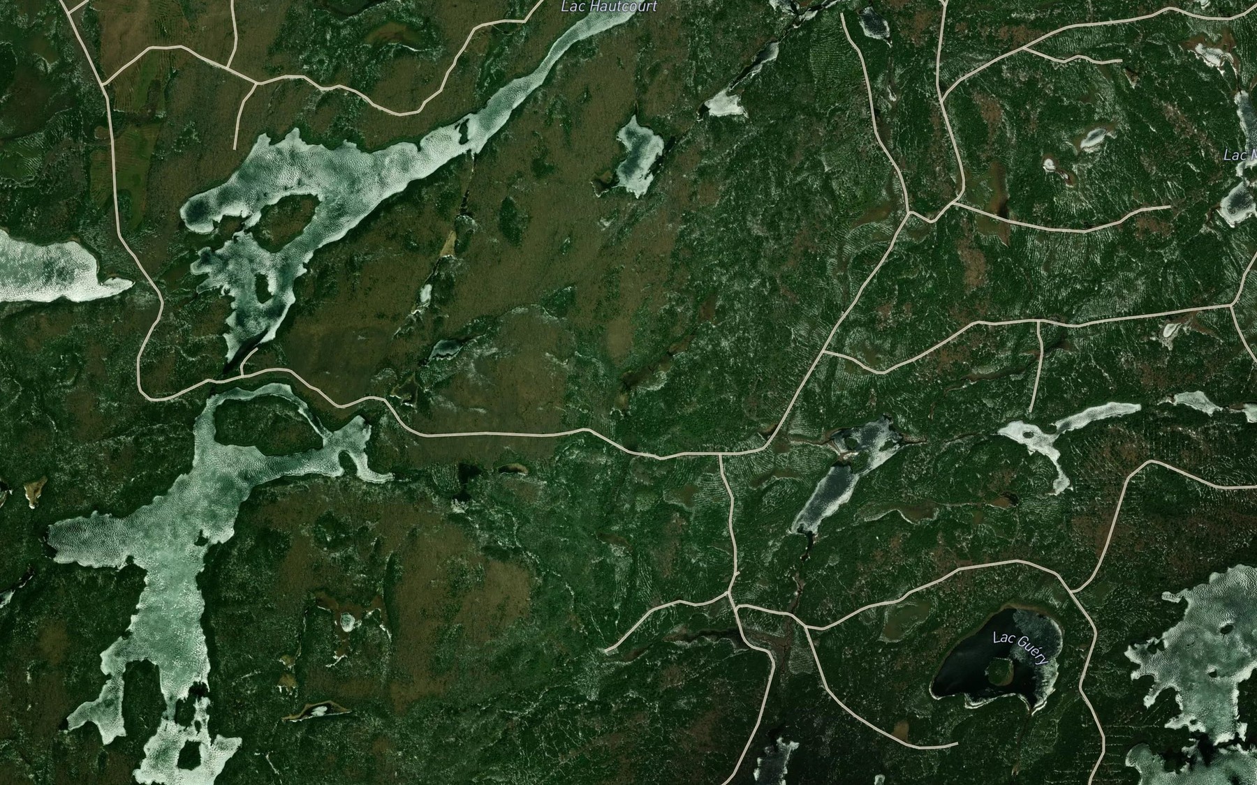 Satellite map of the Lac Lapilli