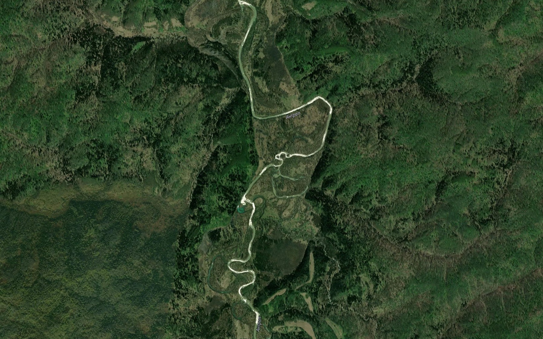 Satellite map of the Anzherep