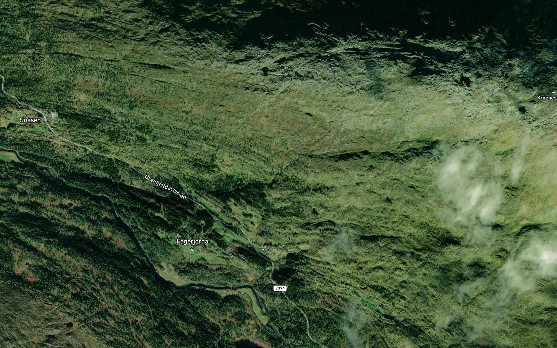 Satellite map of the Reinvadbekken