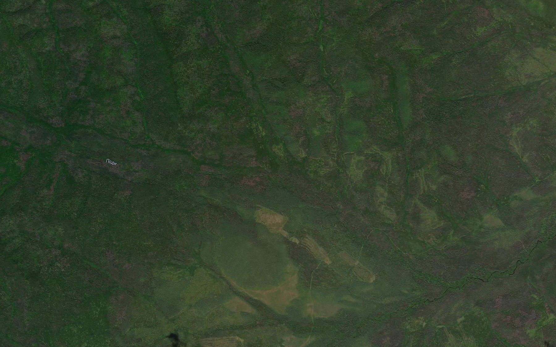 Satellite map of the Levyy Krasnyy