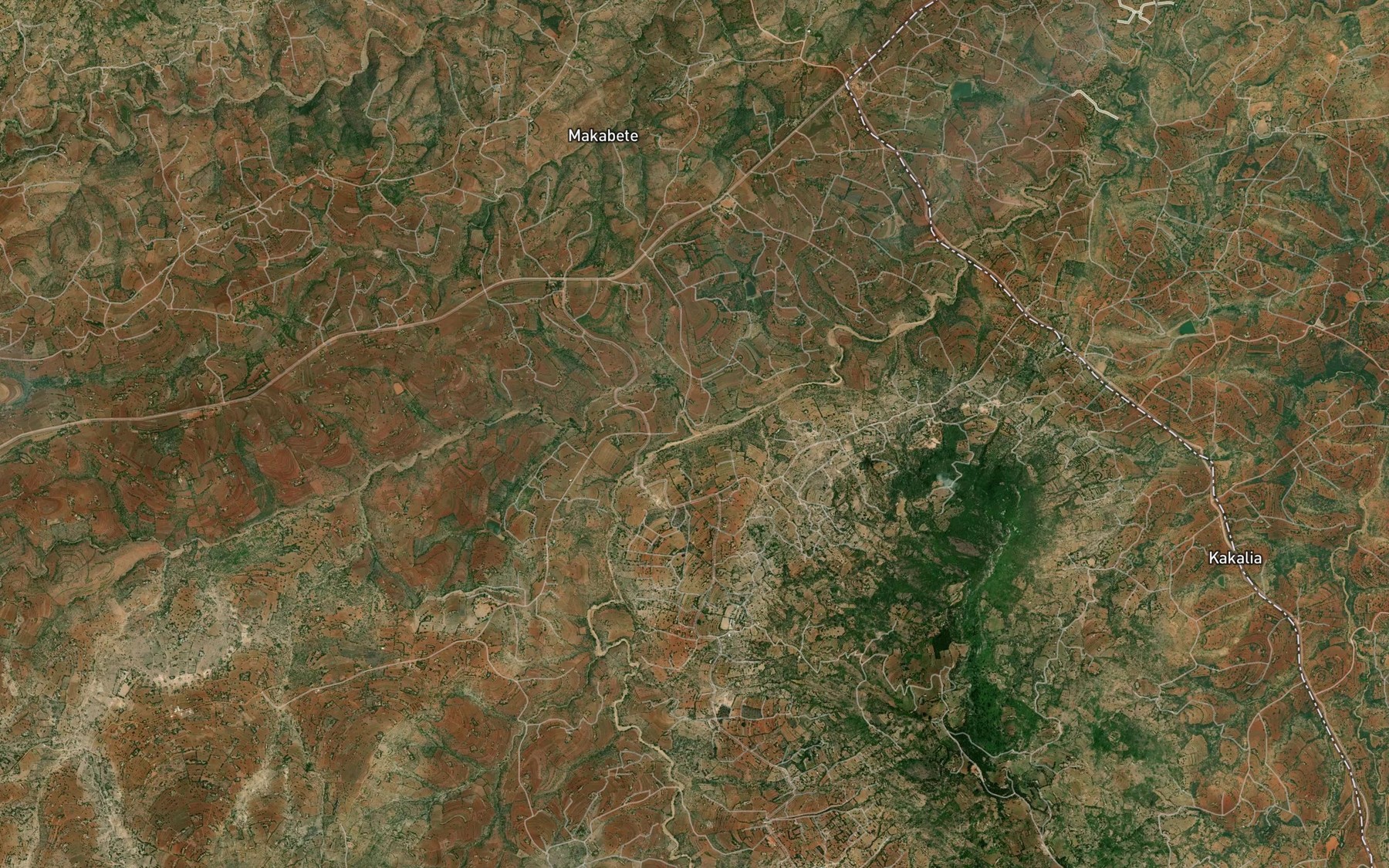 Satellite map of the Makilu