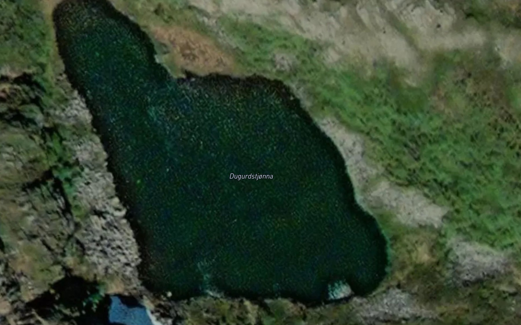 Satellite map of the Dugurdstjonna