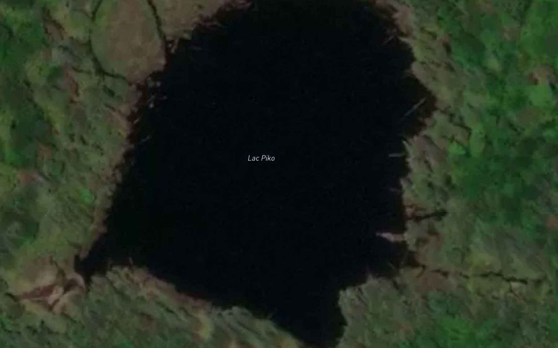 Satellite map of the Lac Piko