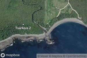 Satellite map of the Beano Creek