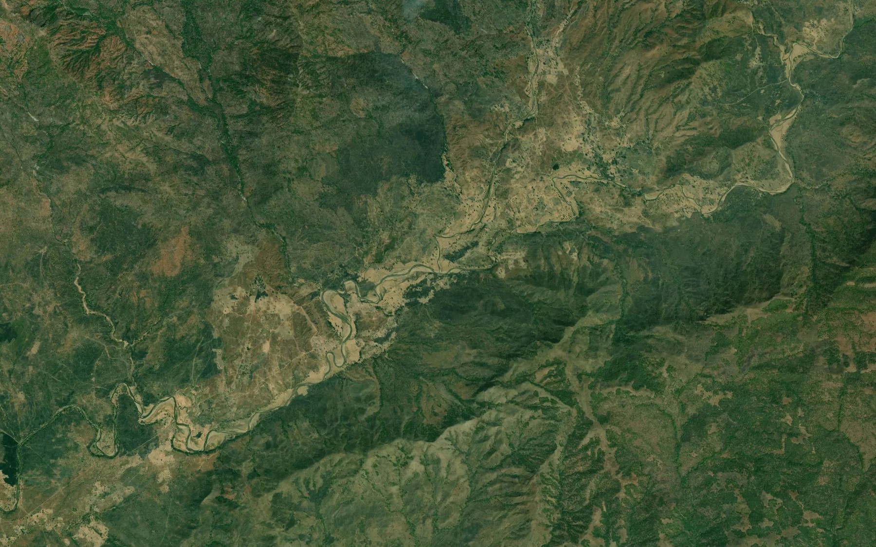 Satellite map of the Mayo Kangourou