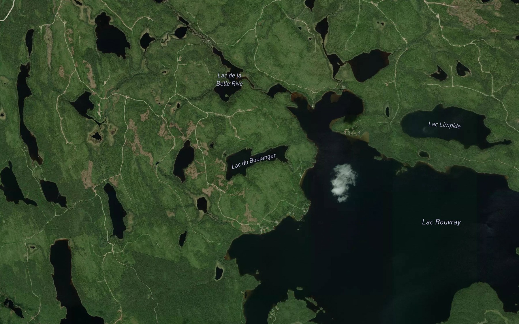 Satellite map of the Lac du Pain