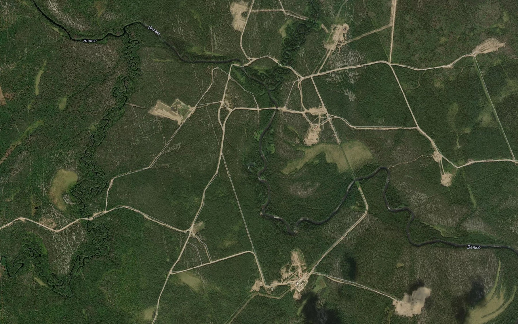 Satellite map of the Ras"yu