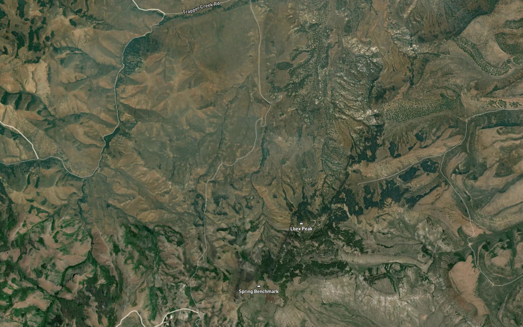 Satellite map of the Rodeo Spring
