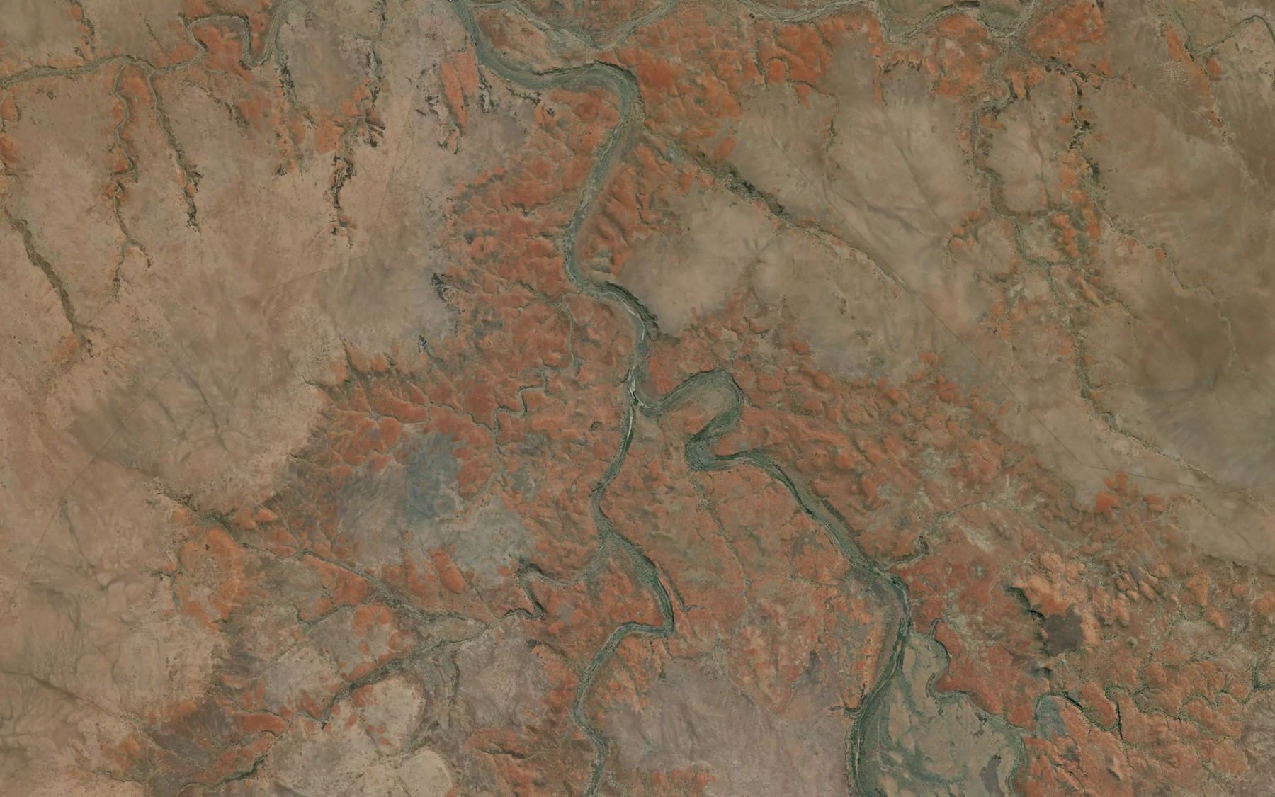 Satellite map of the Bamboo Creek
