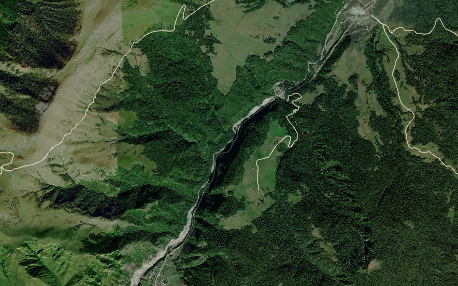 Satellite map of the Temirchikol