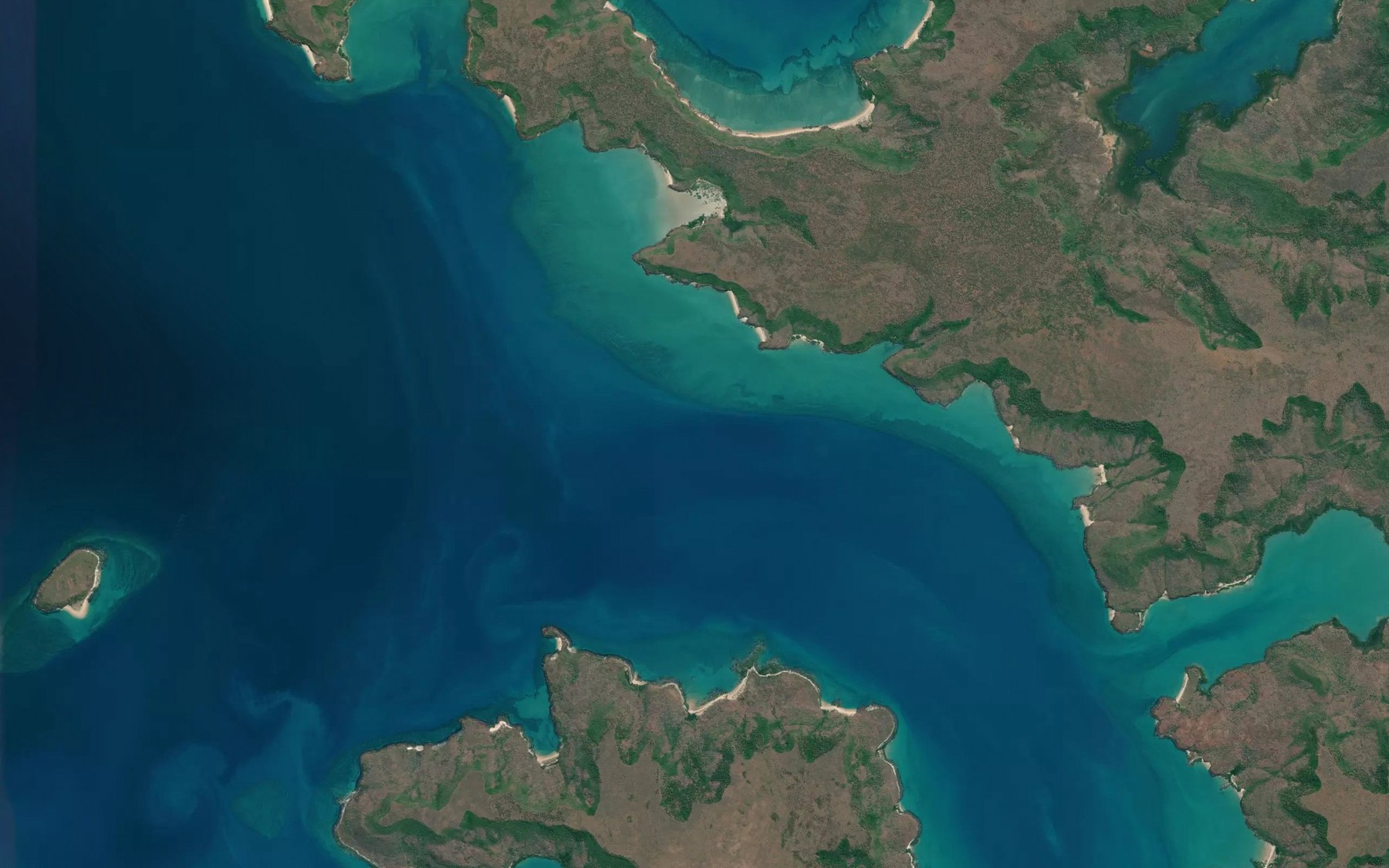 Satellite map of the Parry Harbour