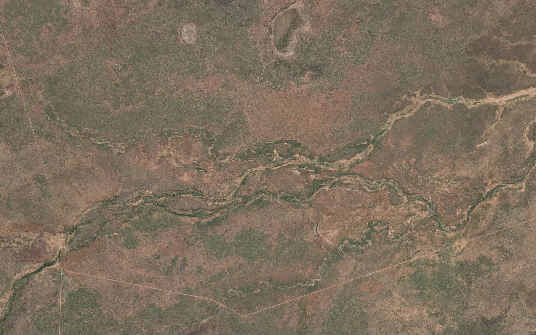 Satellite map of the McNeltys Creek