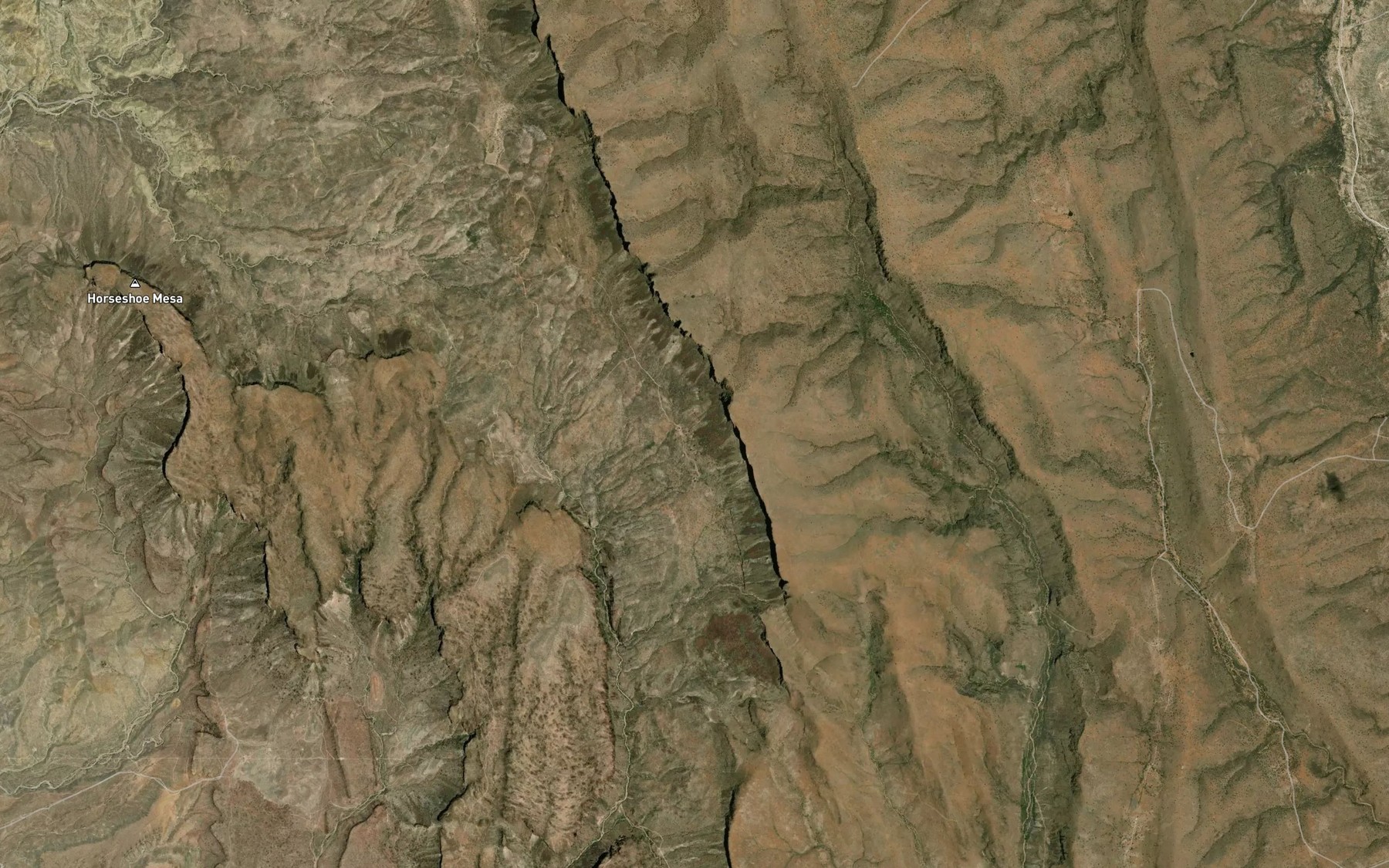 Satellite map of the Quemado Spring