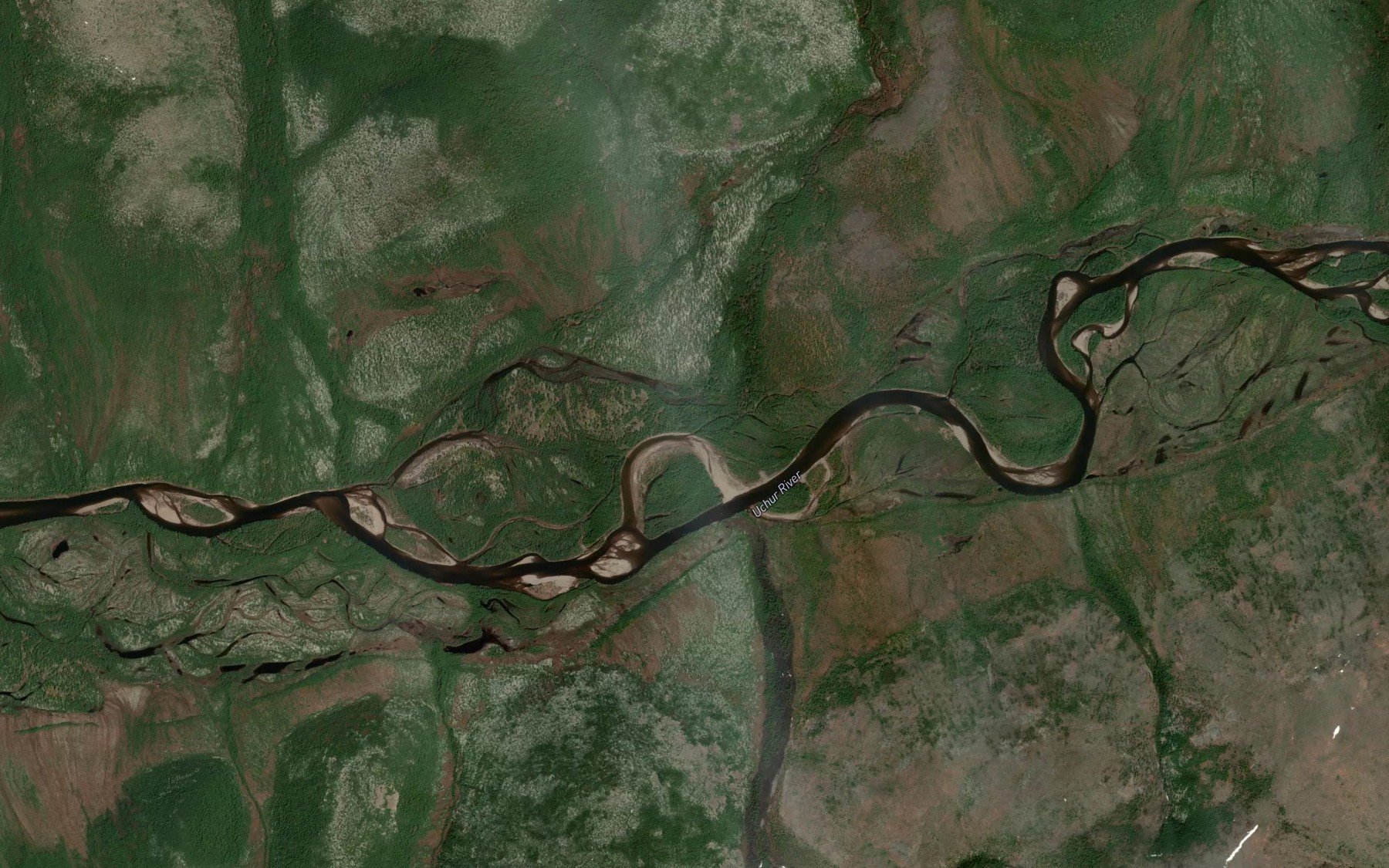 Satellite map of the Tarynnakh