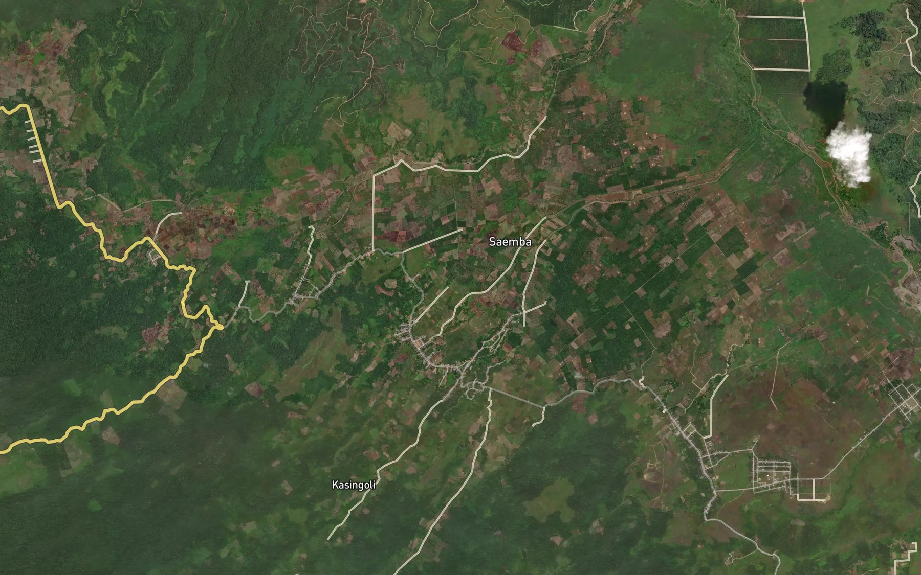 Satellite map of the Koro Patasi