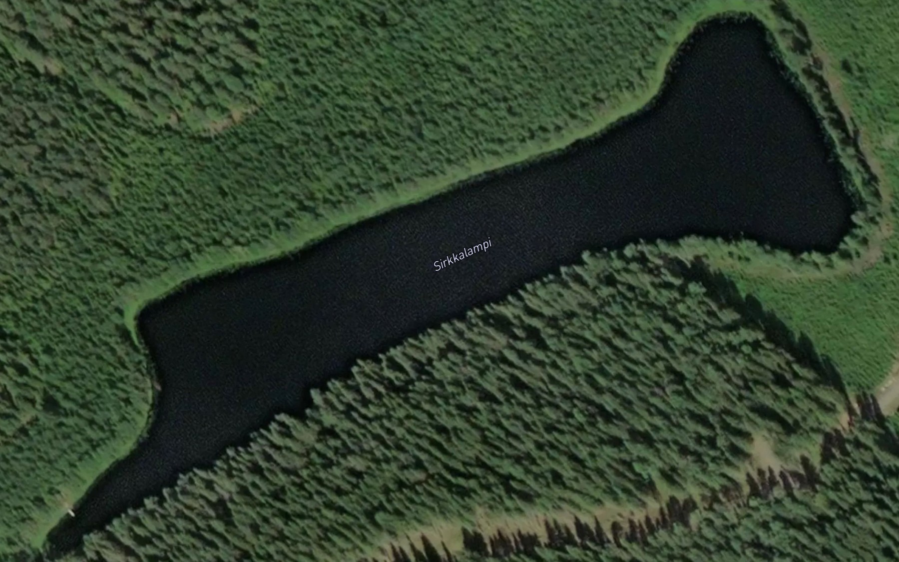 Satellite map of the Sirkkalampi