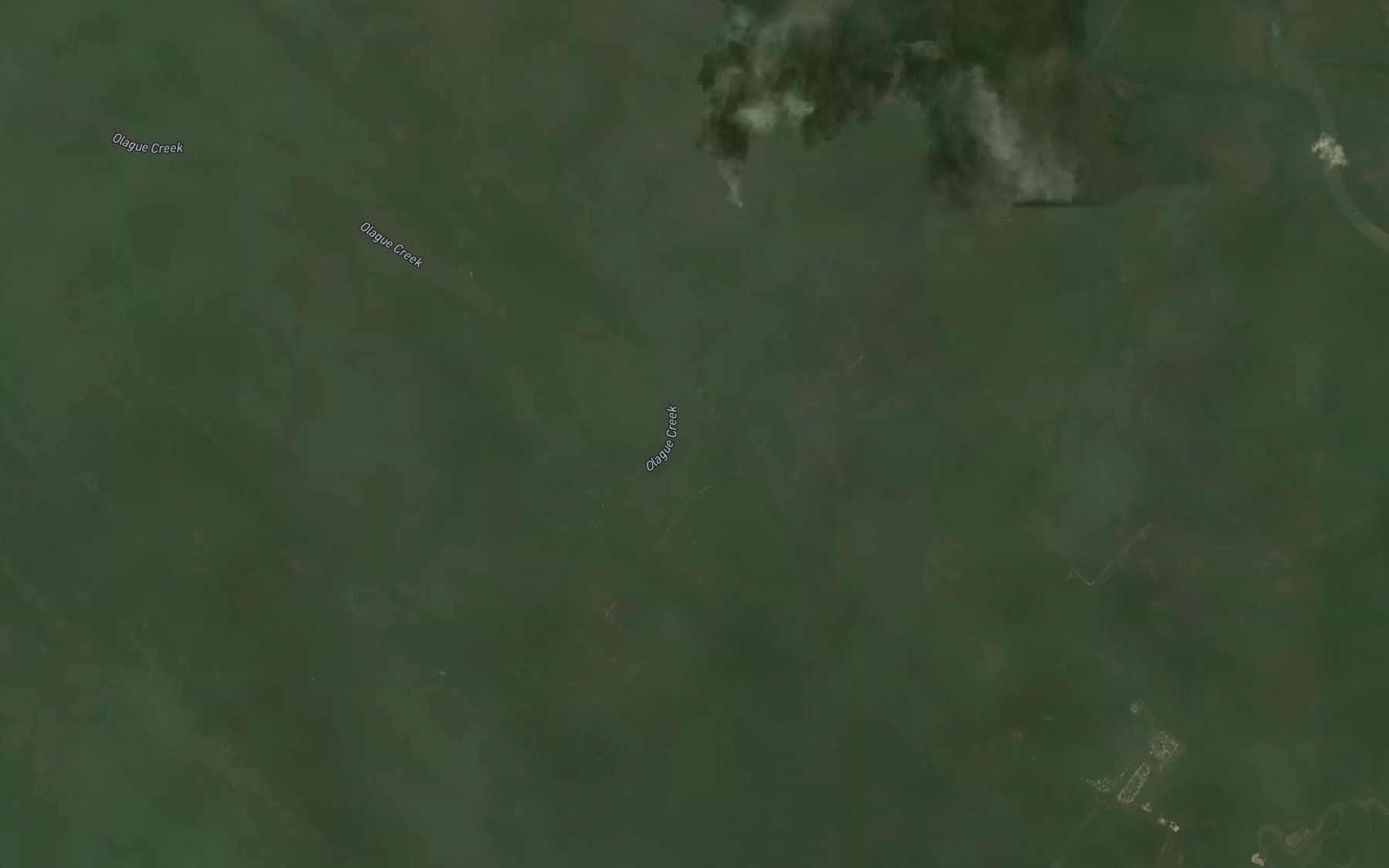 Satellite map of the Uton Tie Creek