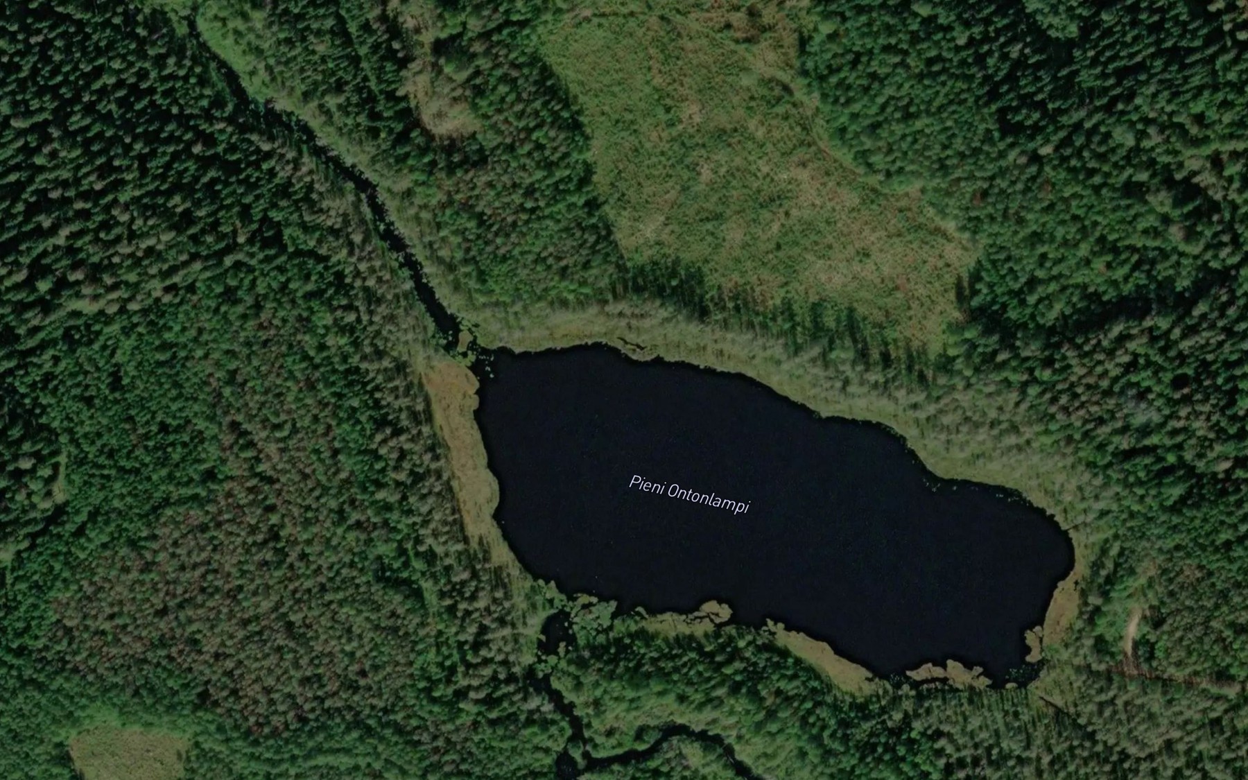 Satellite map of the Pieni Ontonlampi